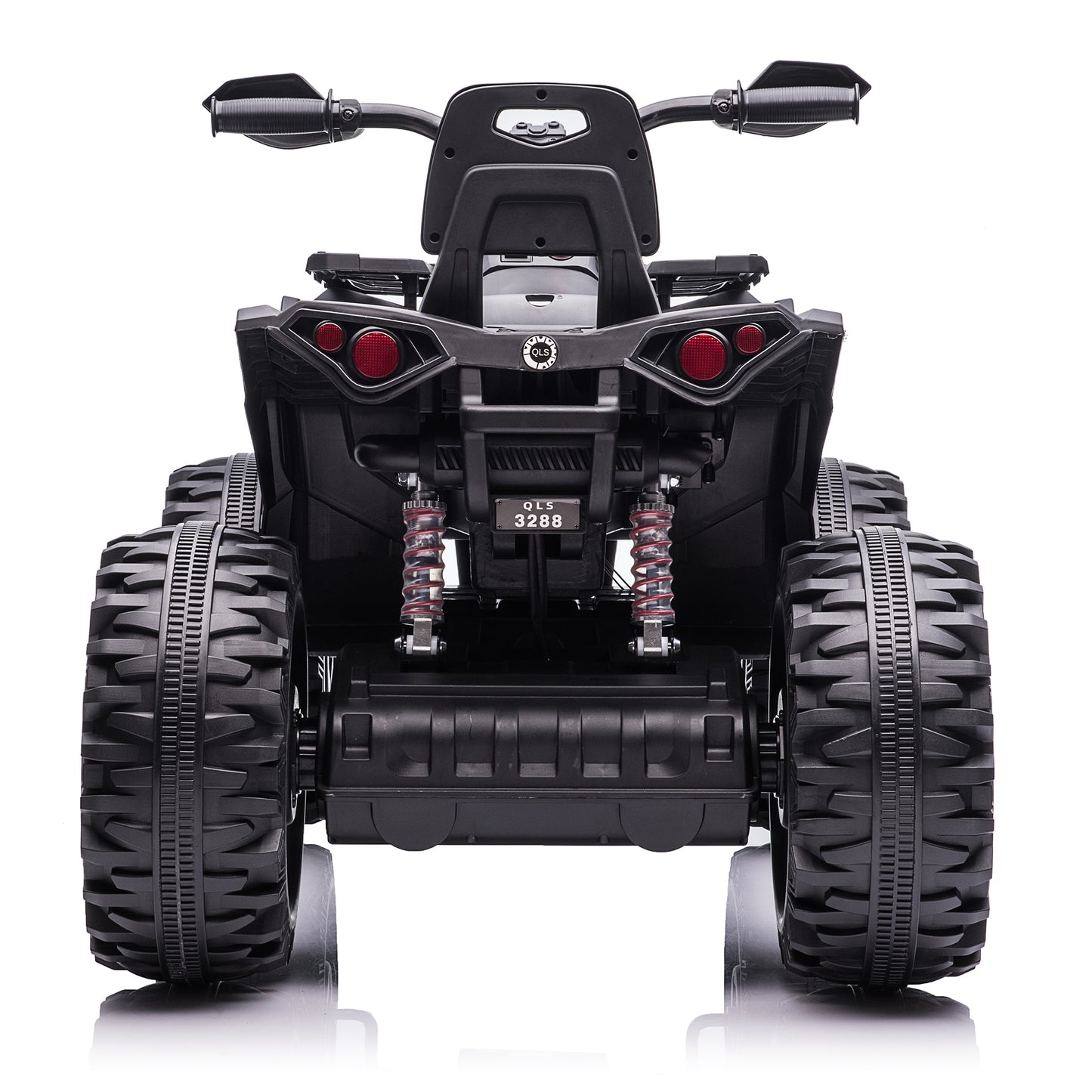 4x4 Kids Ride on ATV, 2 Seater 24 Volt Ride on Toys, 800W 4-Wheeler Quad Car for Big Kids, Black